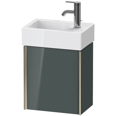 Xviu Wall-Mounted Vanity Unit Dolomiti Gray High Gloss